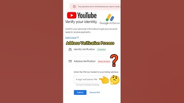 youtube Adsense || pin address verification process #shorts #viral #adsense #short #trending #4k #1k