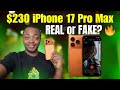 230 IPhone 17 Pro Max From China Real Or Fake Honest Unboxing Review 2025 