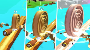 Best Funny 👗 Spiral Roll 👗👗 All Levels 5, 6 Gameplay Trailer  Android,ios