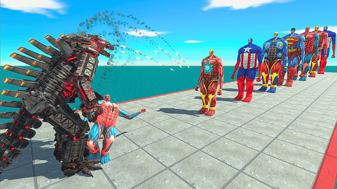 New and Old Kaiju vs 10 Levels of Superhero Colossal Titan Form - Ultimate ARBS Size Comparison
