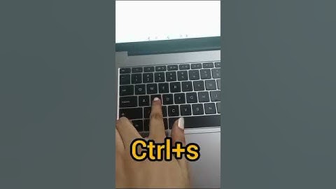how to save file in computer short cut key 🔥🔥| #viral #shorts
