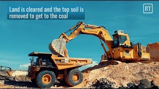 How coal is extracted from an open pit mine screenshot 5