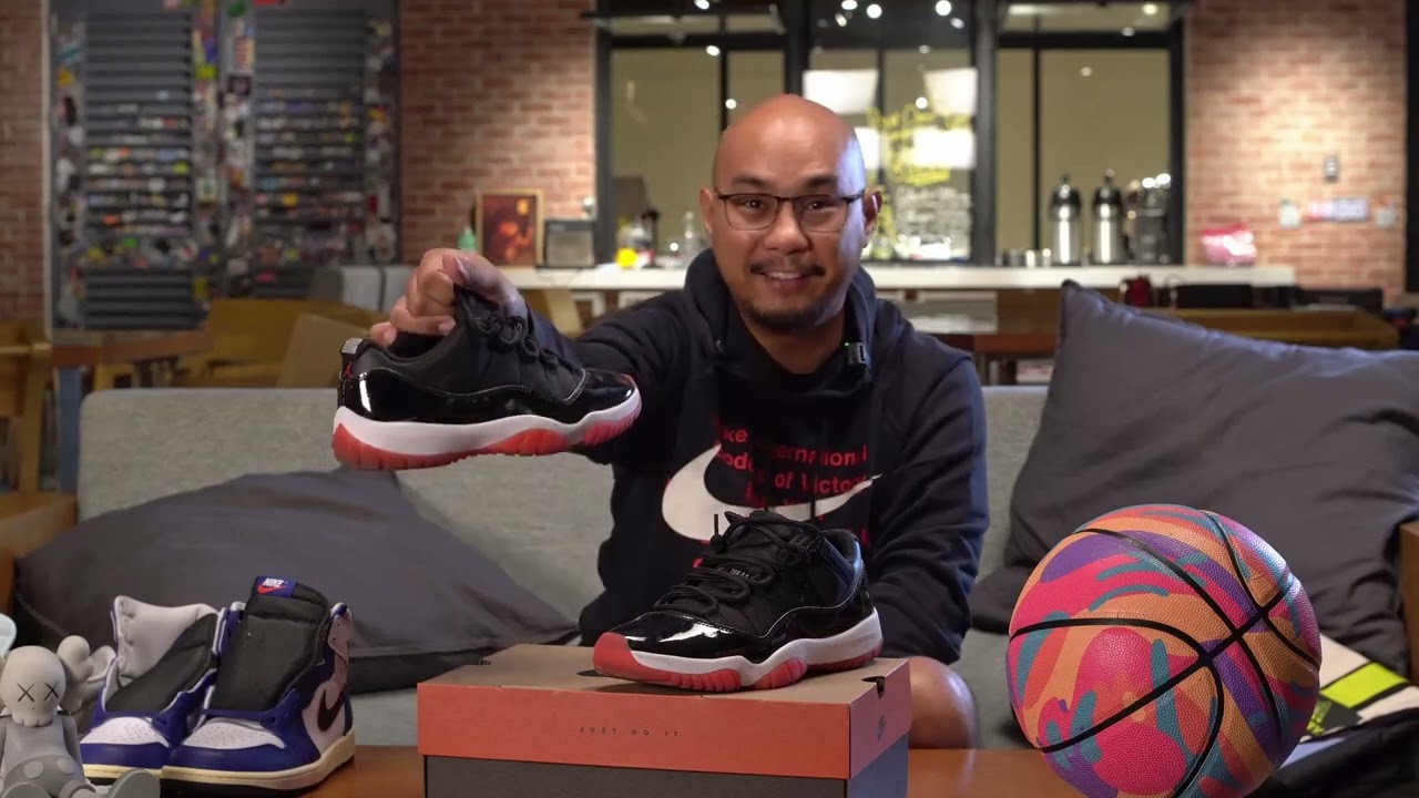 Unboxing and reviewing the iconic Air Jordan 11 Retro Low “Bred