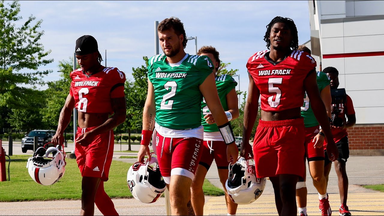 NC State offensive highlights from fall camp 2024