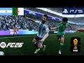 FC 26 - ARGENTINA VS ARGELIA - COPA MUNDIAL DE LA FIFA 2026 - MATCH DAY TV - SLIDERS GAMEPLAY 4K PS5