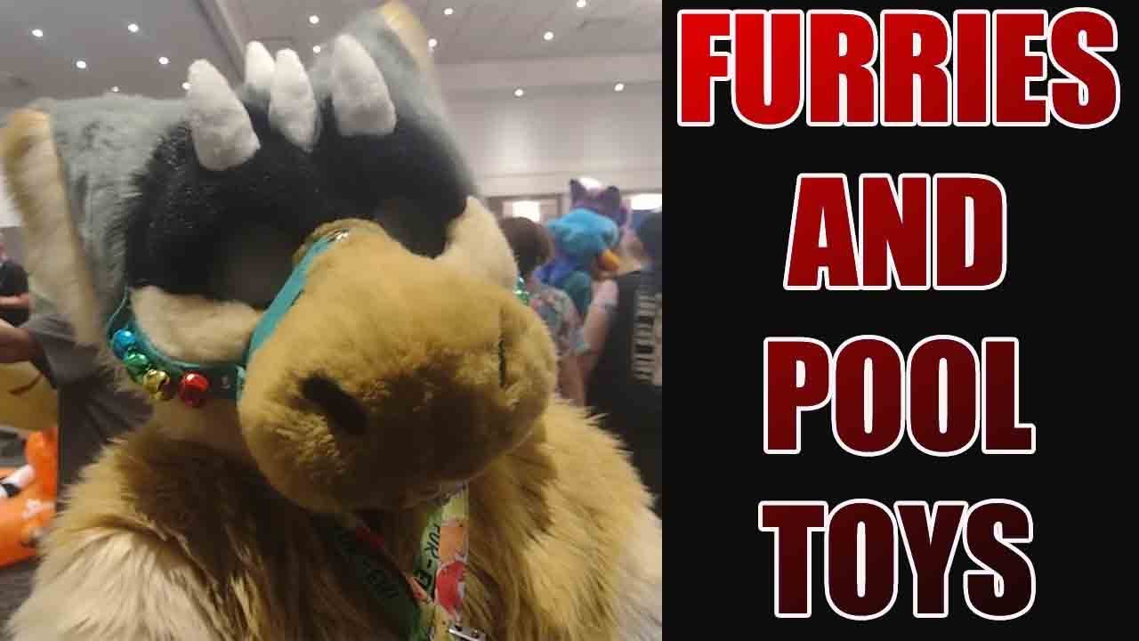 WHAT Happens When FURRIES Play With POOL TOYS - YouTube