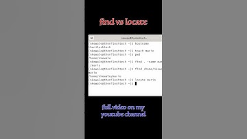 Linux: Find vs Locate #thenileshtech #linuxforbeginners #linuxguides