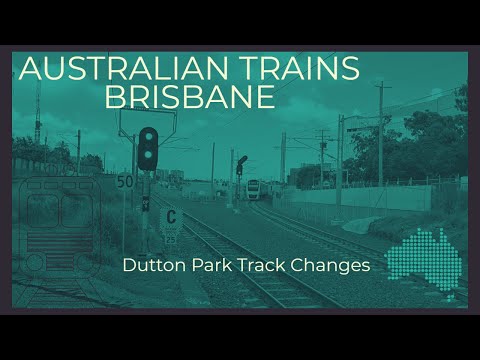 Brisbane Trains | Dutton Park to Park Road new track layout and trains around Dutton Park