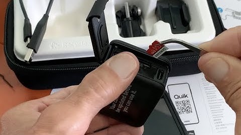 How to insert a microSD card into your GoPro Hero 10 black