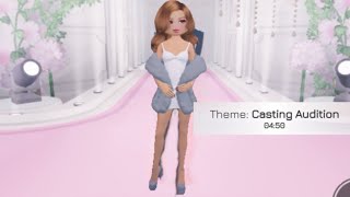 Casting Audition in Dress to Impress roblox! 3rd time (Squeeze in video)