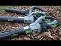 EGO 56V Leaf Blower Head to Head - 530/650/765 CFM Blower Comparison