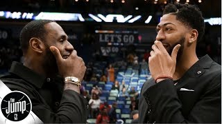 Anthony Davis 'should really want to be with LeBron' on the Lakers - Brian Windhorst | The Jump