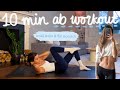 10min everyday pilates ab workout  small waist and flat stomach