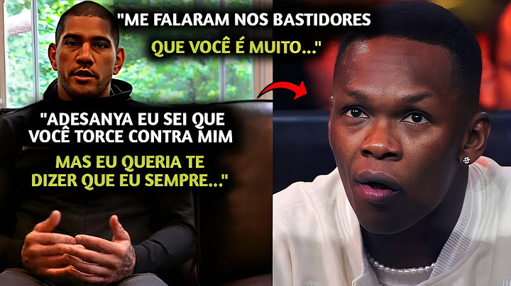 AGORA FICOU FEIO PARA ADESANYA🚨 Alex Poatan ABRE O JOGO sobre Adesanya ANTES DA LUTA com Du Plessis