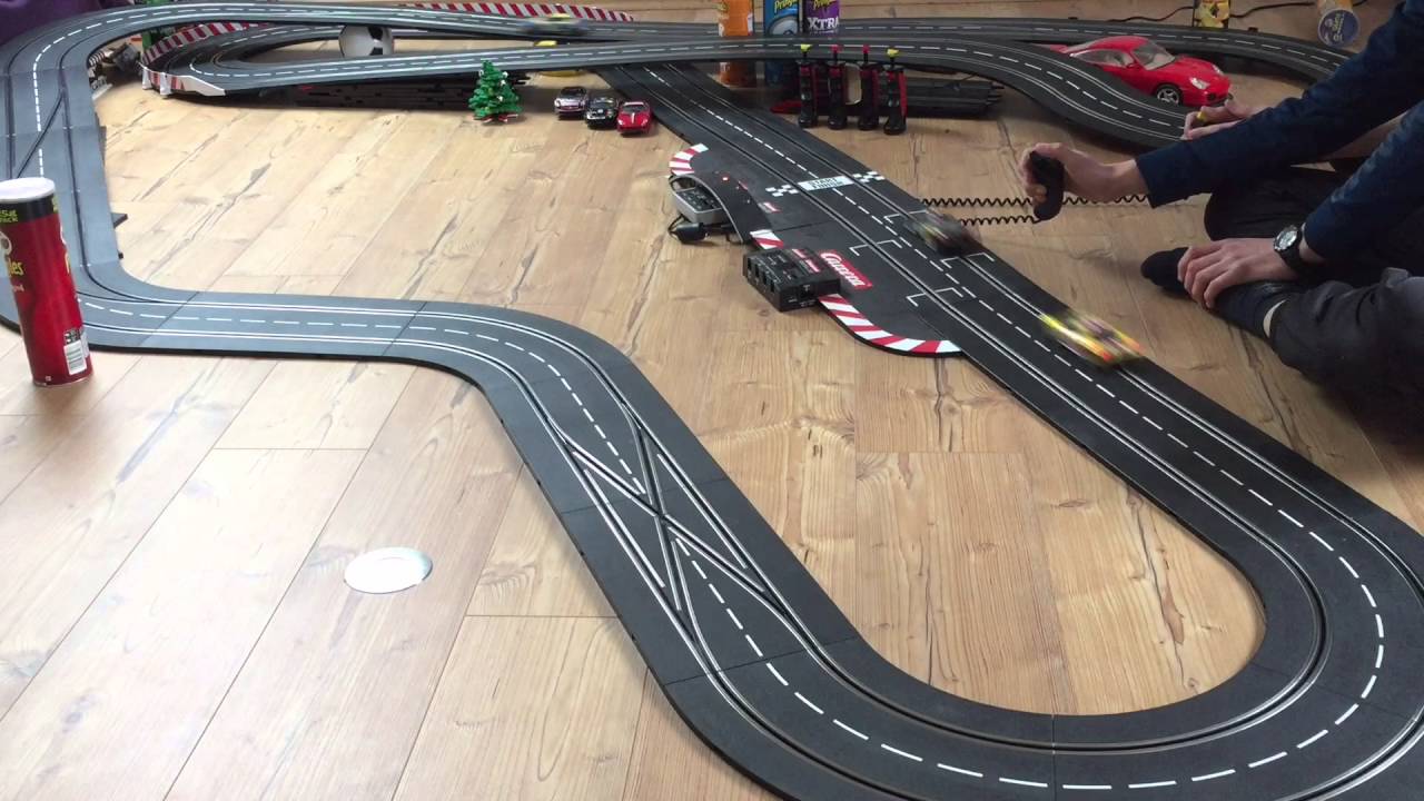 Carrera Digital 132 Streckenvorschlage Wenig Platz Carrera Digital 132 GT 3er Battle 12m Strecke - YouTube