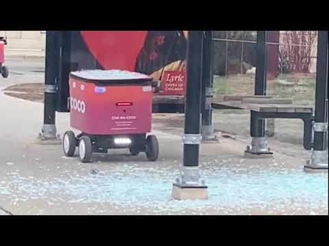 Доставка роботів врізається в автобусні зупинки в Чикаго: Зростаюча проблема