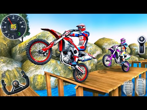 Baixar e jogar jogo de moto 3d - jogos de corrida motocross no PC com MuMu  Player