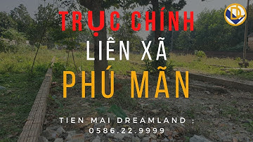 195m2 mặt tiền gần 6m tại CỔ RÙA, PHÚ MÃN, QUỐC OAI siêu đẹp | ĐẤT NỀN HÒA LẠC | TIẾN MAI DREALAND