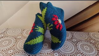 картинка: Оригинальный узор для тапочек с узором 