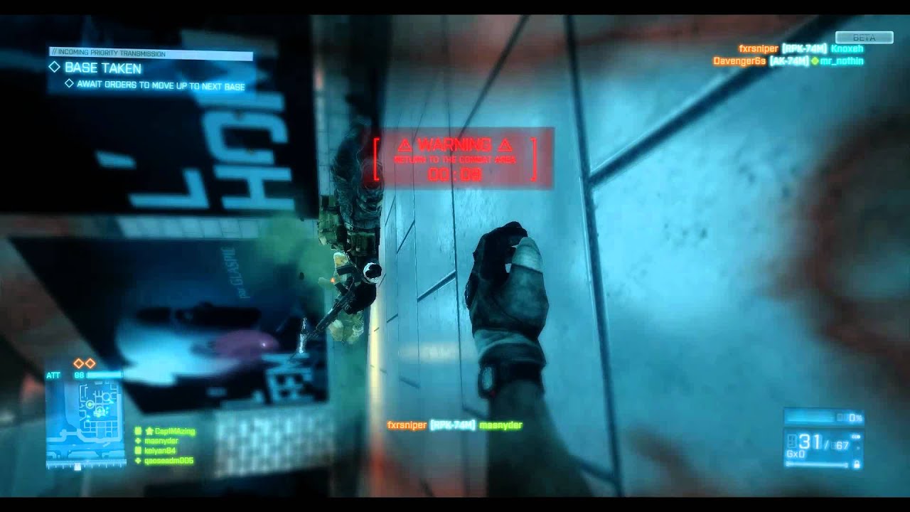 Bild från Battlefield 3 betan är inte direkt buggfri