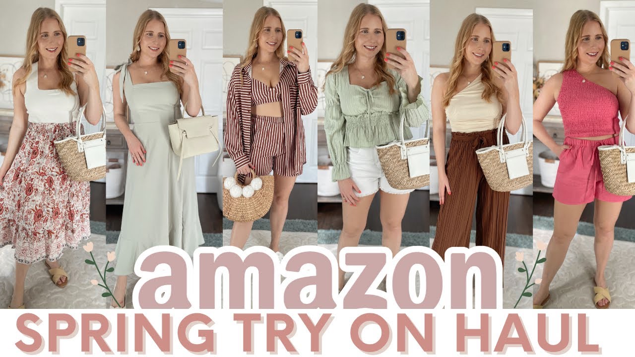 AMAZON FASHION HAUL 2023 🌸 HUGE SPRING Amazon Haul Amazon Must