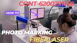 How to mark a photo picture with fiber laser || #onlineclasses #cypcut #ncstudio #fiberlaser#nesting