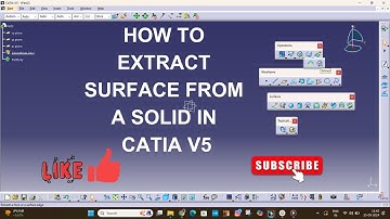 |How to Extract Surface from a solid .stp in Catia V5|A Step by step Guide|#trending #cadtutorial