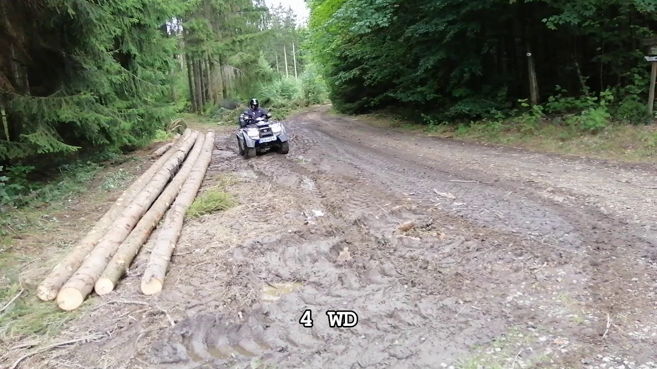 Quad im Offroadeinsatz - Kymco MXU 550i - Allradtest