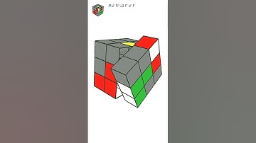 F2L 16 th case from CFOP animated #cubealgorithms Animated tutorial