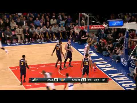 Utah Jazz Vs New York Knicks March 7 2014 NBA 2013 14 Season
