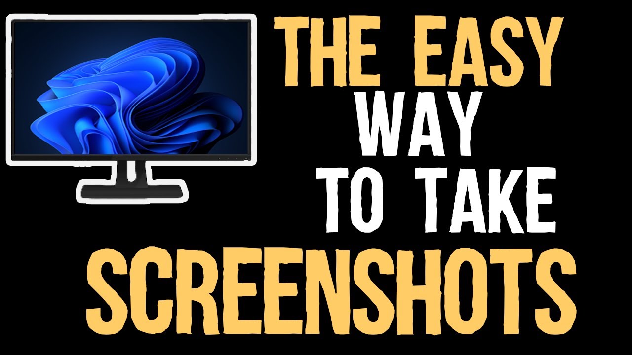 How to take screenshots in Windows 10/11 - The Easy Way - YouTube