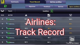 Airlines: Track Records | Airport Simulator Tycoon: First Class screenshot 4