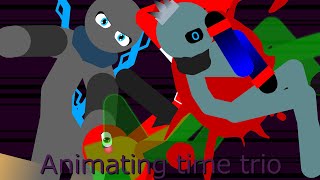 The animating time trio | Stick nodes art