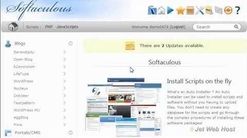 How to install Magento from Softaculous
