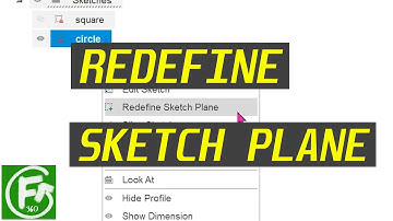 Fusion 360 - Redefine Sketch Plane