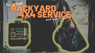 Backyard Service and Maintenance on your OFFROAD 4WD Vehicle with a bag o&#39; tools || MQ Triton
