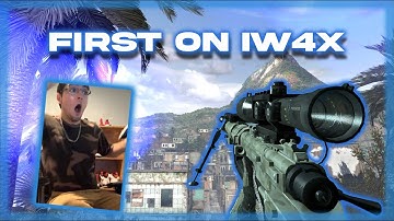 I HIT MY FIRST TRICKSHOTS ON IW4X! (MW2 Trickshotting w/ 5 SHOTS!)