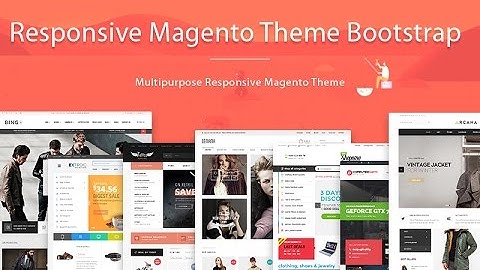 Top 9 New Responsive Magento Theme Bootstrap