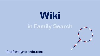 Family Search Wiki
