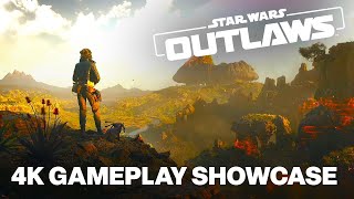 Star Wars Outlaws Official 4K Gameplay Walkthrough (Audio Description) | Ubisoft Forward 2023