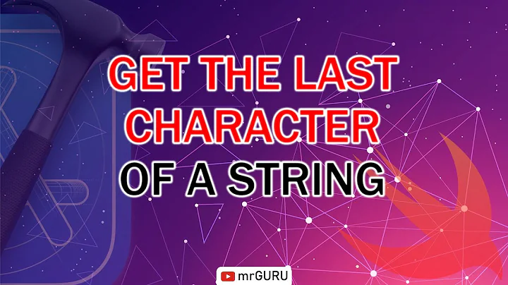 How to get the last character of a String in Swift / mrGURU