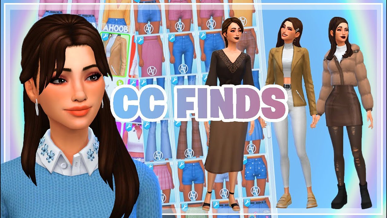 Best Cc Finds 90 Items Cc List Les Sims 4 Youtube