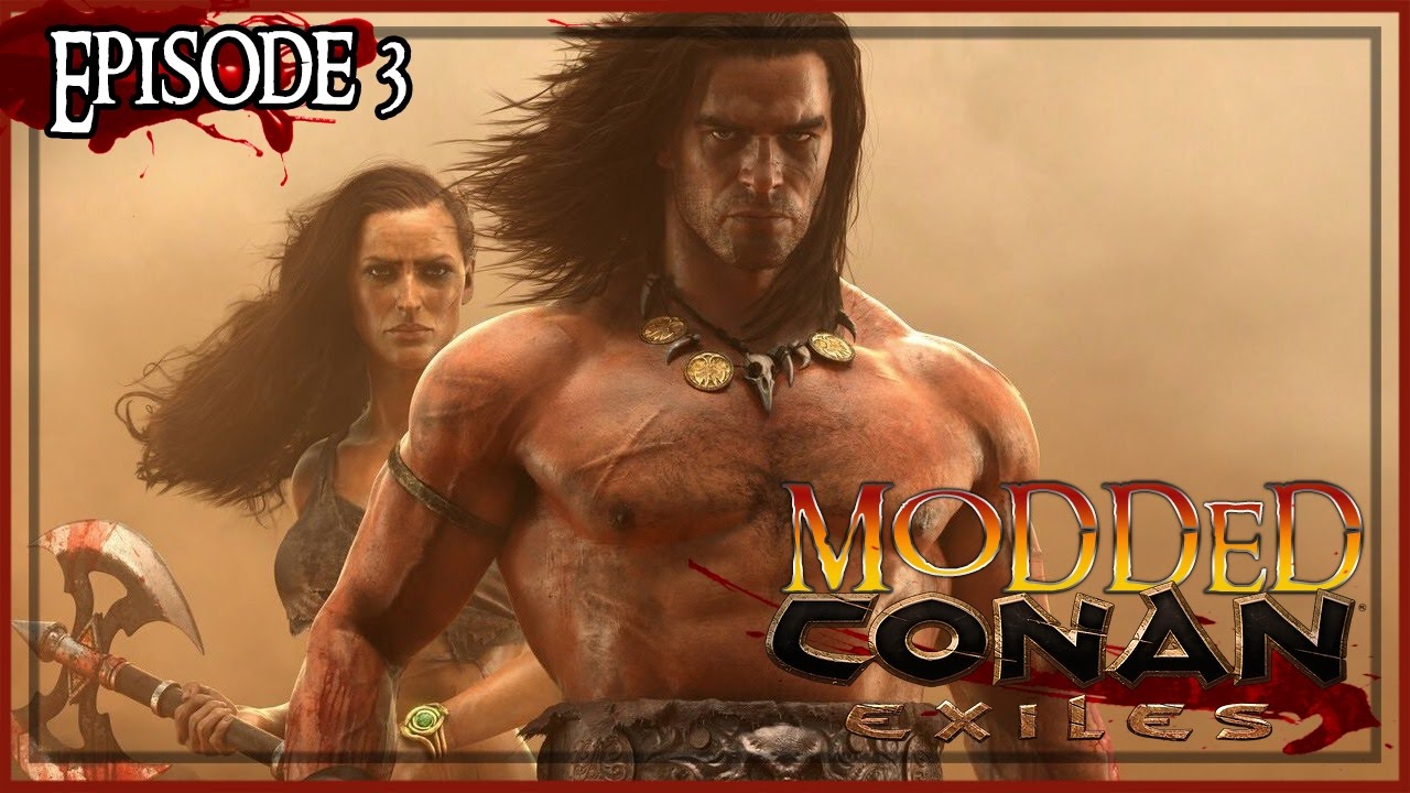Conan Exiles MODDED - Extreme Gator Cave - Episode #3 - Conan Devolved Server