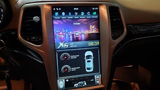 Jeep Grand Cherokee 13.6' Tesla android GPS install