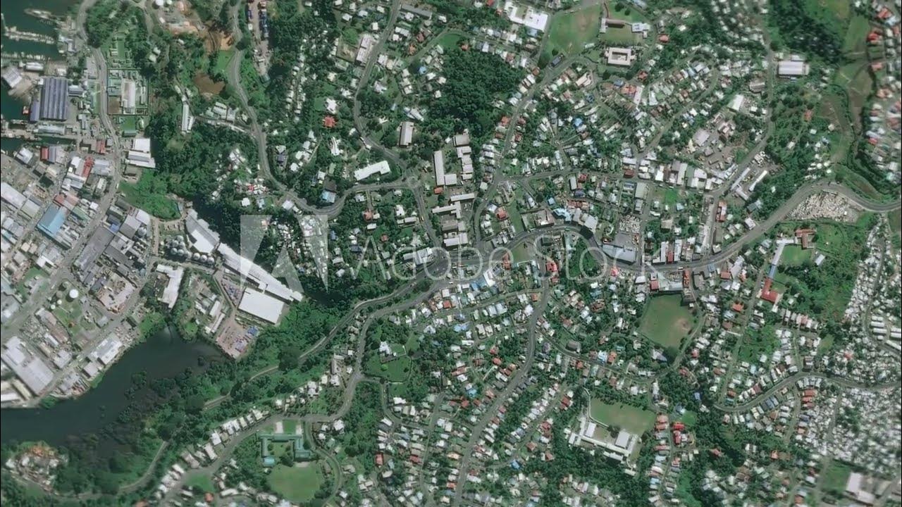 Earth zoom in from outer space to city. Zooming on Fiji, Suva. YouTube