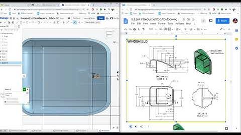 Windshield to-next extrusion, and notches