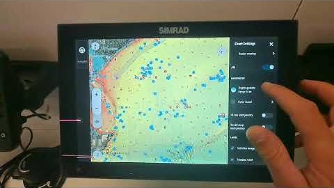 NSX SIMRAD Waypoints Layout and zoom options