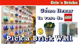 Cómo llenar tu vaso de piezas Lego. Pick a Brick Wall, how to fill The Lego Cup