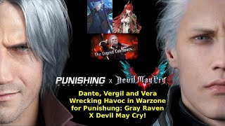 Punishing: Gray Raven X Devil May Cry - Dante Vergil and Vera Decimating Warzone