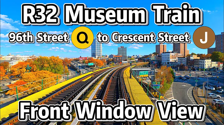 ⁴ᴷ⁶⁰ Front Window View: NYC Subway - R32 Train from 96th St to Crescent St!